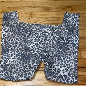 Tempo Paris Leopard Print Denim